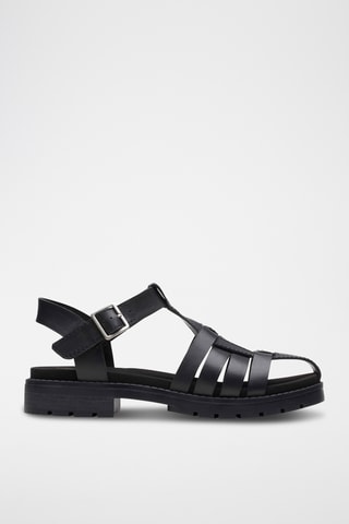 Sandales en cuir Orinoco - Noir