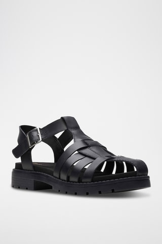 Sandales en cuir Orinoco - Noir