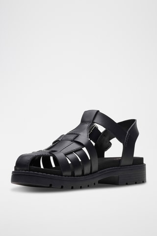 Sandales en cuir Orinoco - Noir