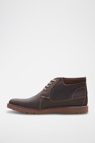 Boots en cuir Vargo - Marron foncé
