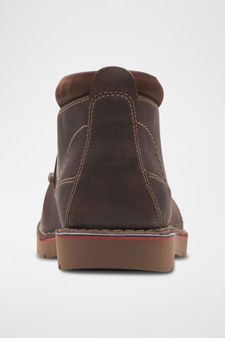 Boots en cuir Vargo - Marron foncé