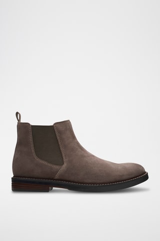Bottines Chelsea en nubuck Paulson - Taupe