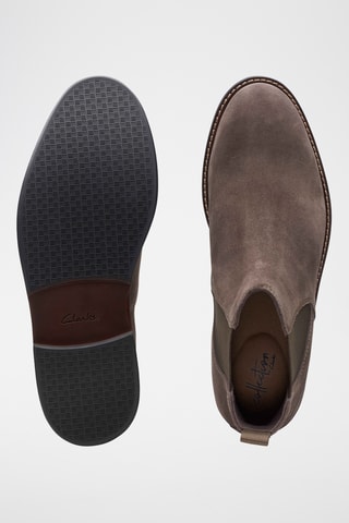 Bottines Chelsea en nubuck Paulson - Taupe