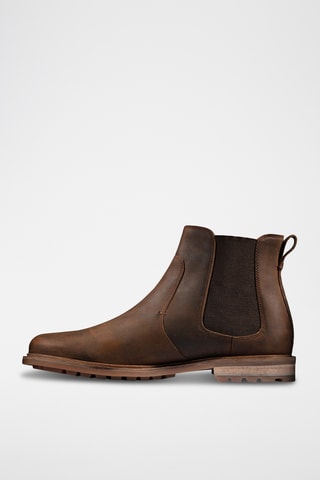 Bottines Chelsea en cuir Foxwell - Marron