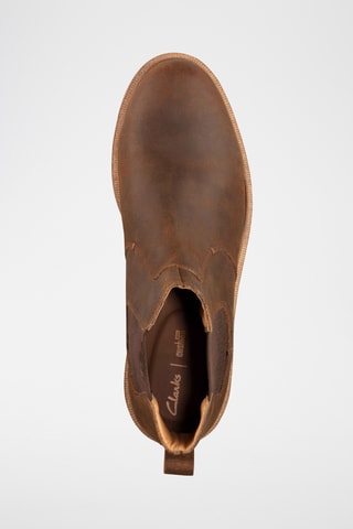 Bottines Chelsea en cuir Foxwell - Marron