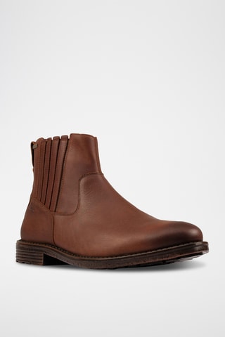 Bottines en cuir Foxwell - Marron