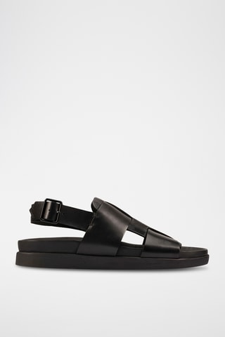 Sandales en cuir Sunder - Noir