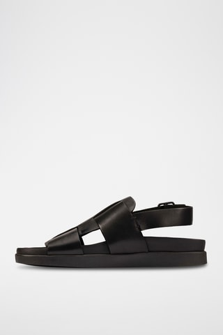 Sandales en cuir Sunder - Noir