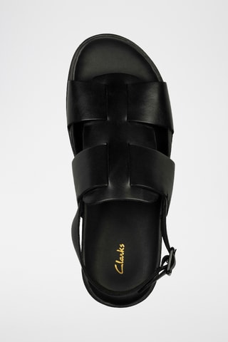 Sandales en cuir Sunder - Noir