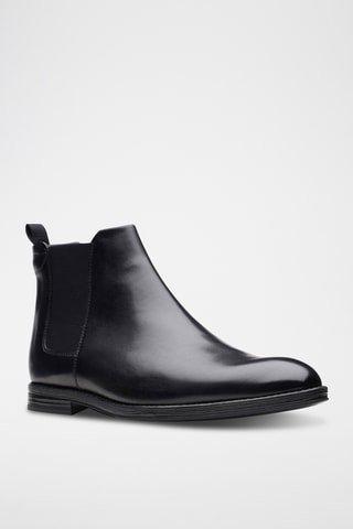 Bottines Chelsea en cuir CitiStride - Noir