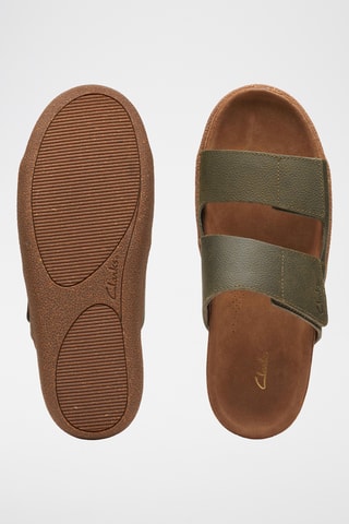 Mules en nubuck Pilton - Kaki