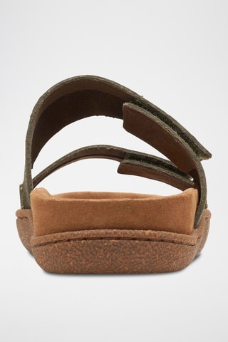 Mules en nubuck Pilton - Kaki