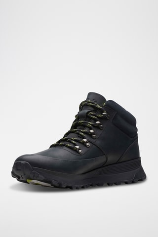 Boots en cuir ATL - Noir