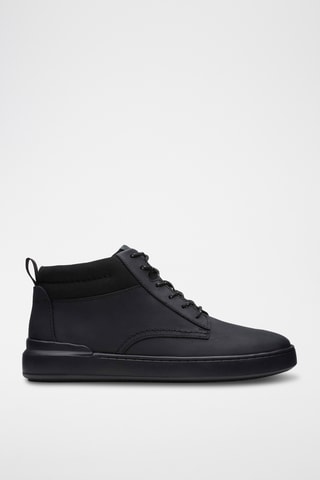 Baskets montantes en cuir CourtLite - Noir