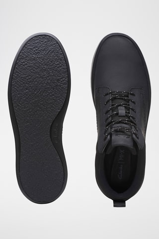 Baskets montantes en cuir CourtLite - Noir