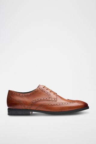 Derbys en cuir Bradish - Camel