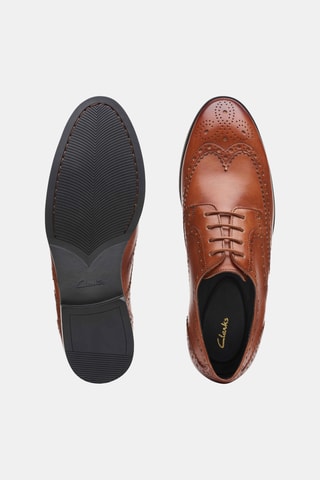 Derbys en cuir Bradish - Camel
