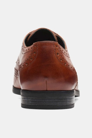 Derbys en cuir Bradish - Camel