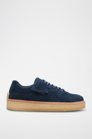 Baskets en nubuck Sandford - Bleu marine