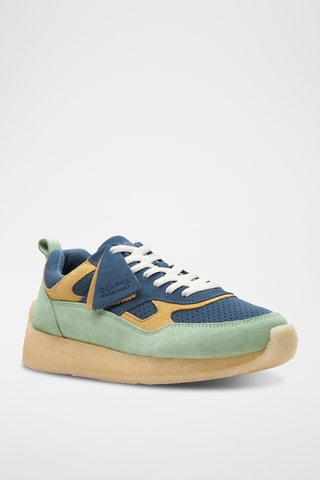 Baskets en nubuck Lockhill - Bleu marine