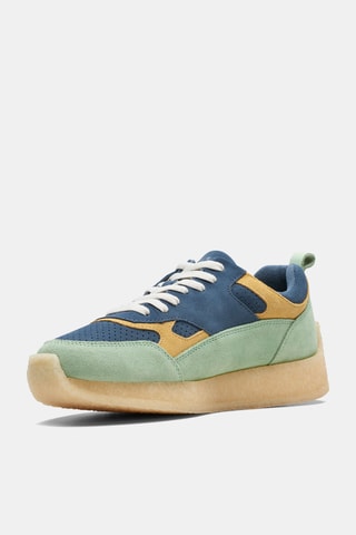 Baskets en nubuck Lockhill - Bleu marine