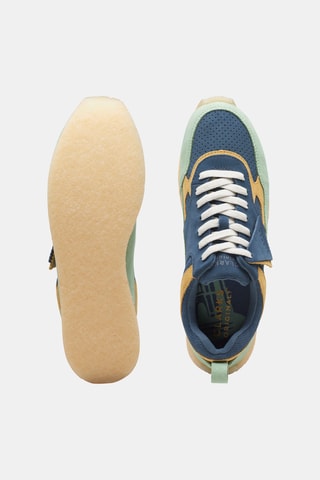 Baskets en nubuck Lockhill - Bleu marine