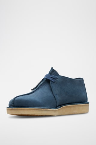 Derbys en nubuck Desert - Bleu marine