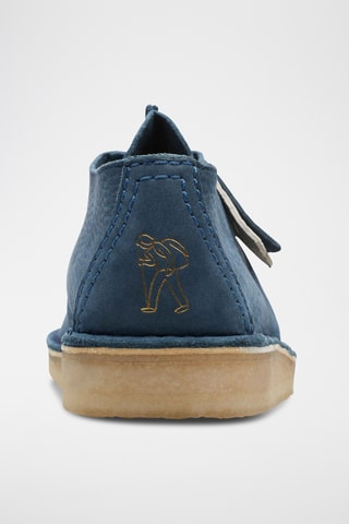 Derbys en nubuck Desert - Bleu marine