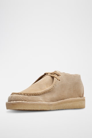 Derbys en velours Desert - Beige
