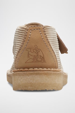 Derbys en velours Desert - Beige