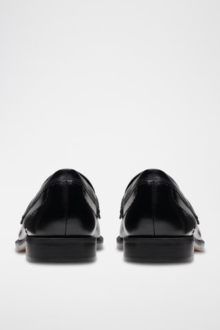 Mocassins en cuir - Noir