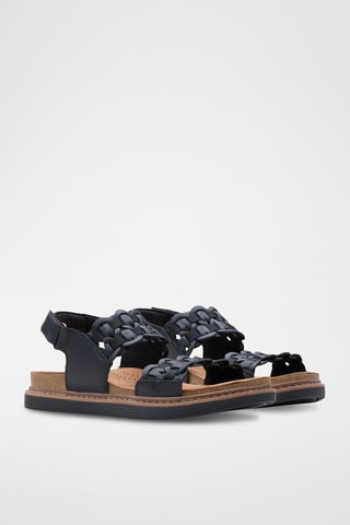 Sandales en cuir - Noir