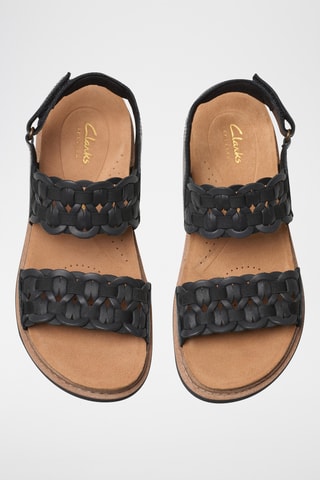 Sandales en cuir - Noir