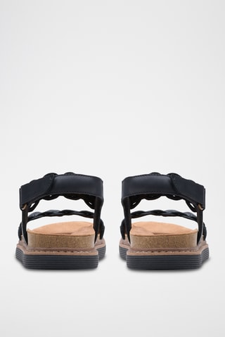 Sandales en cuir - Noir