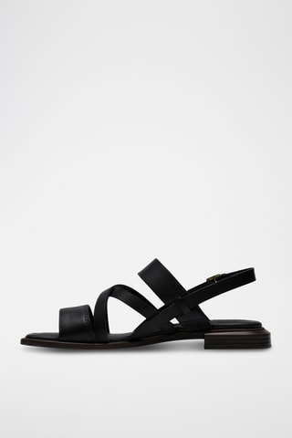 Sandales en cuir - Noir