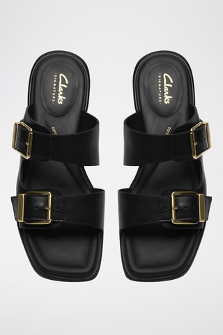 Mules en nubuck - Noir