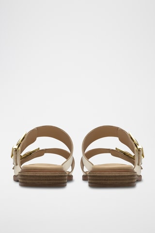 Mules en cuir - Doré