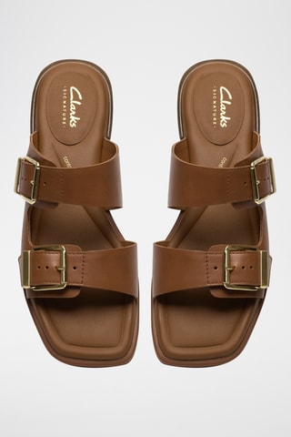Mules en cuir - Marron
