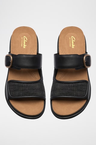 Mules en cuir - Noir