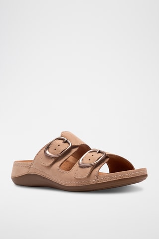 Mules en cuir - Beige