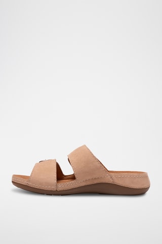 Mules en cuir - Beige