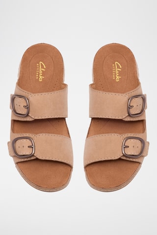 Mules en cuir - Beige