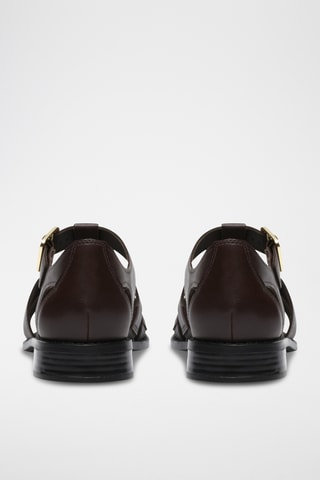 Sandales en nubuck - Bleu clair