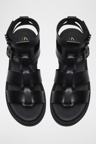 Sandales en nubuck - Noir