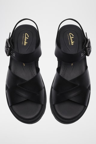 Sandales en cuir - Noir