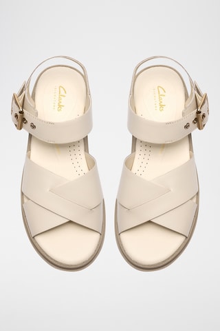 Sandales en cuir - Beige
