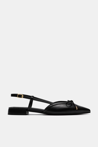 Sandales en cuir - Noir