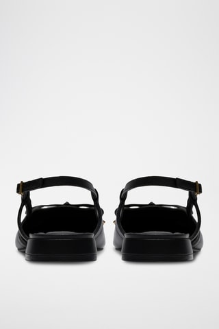 Sandales en cuir - Noir