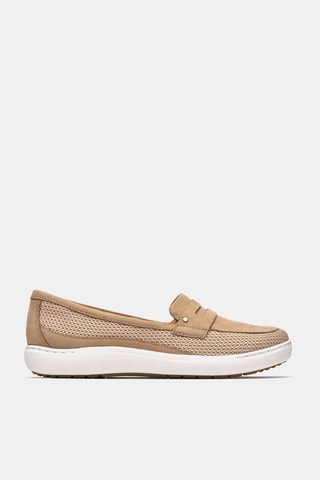 Mocassins en nubuck - Beige