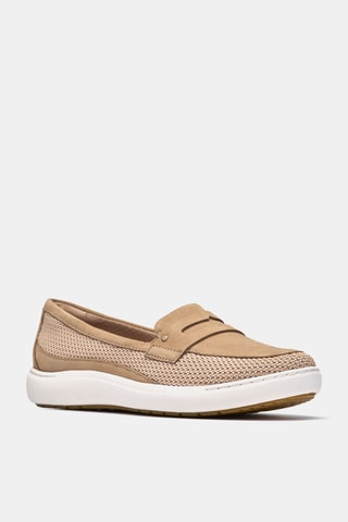 Mocassins en nubuck - Beige